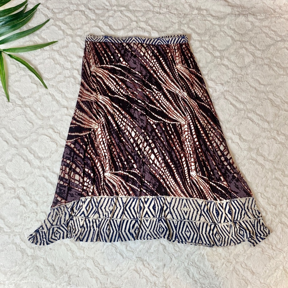 Anthropologie Plenty by Tracy Reese Midi Skirt